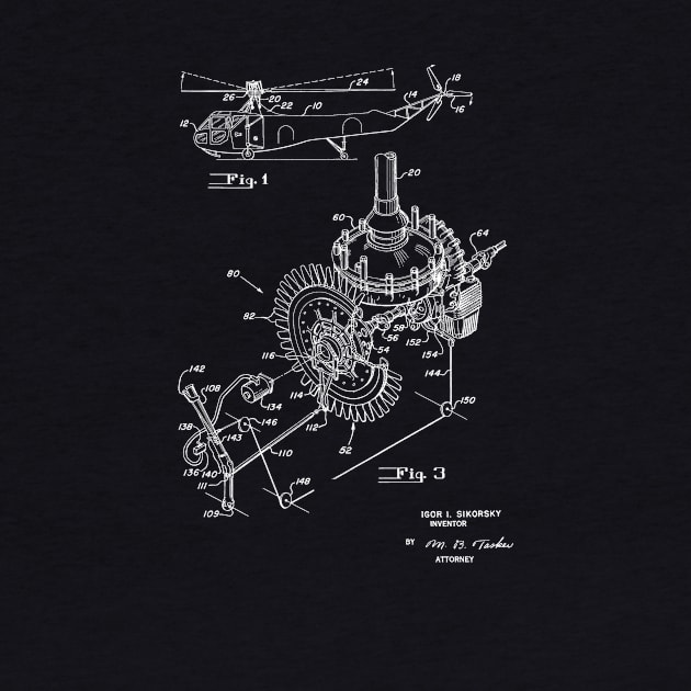 Combined Air Fan and Clutch for Engine Vintage Patent Hand Drawing by TheYoungDesigns